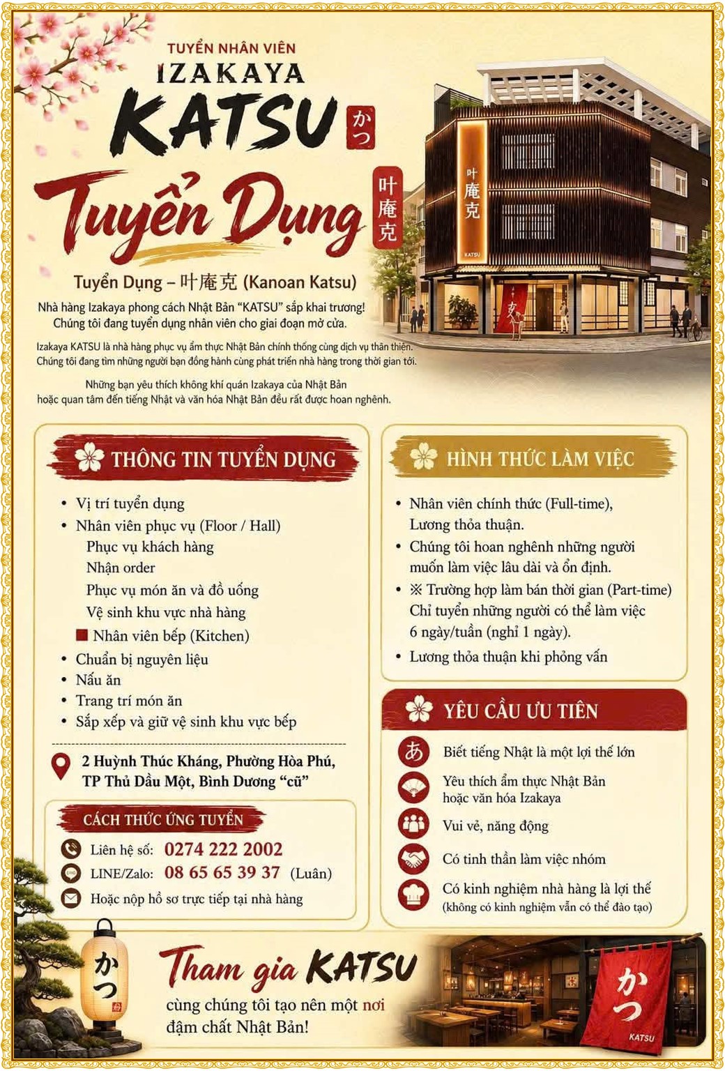 Tuyển dụng Việc làm tại KCN Đồng An Bình Dương lương cao cập nhật mới ngày 01 tháng 07 năm 2026