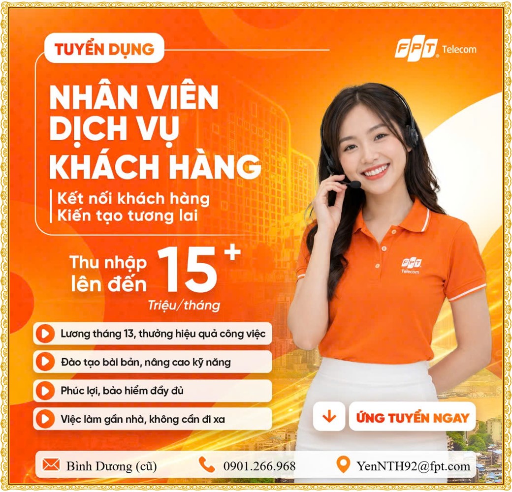 Tuyển dụng Việc làm tại KCN Mỹ Phước Bình Dương lương cao cập nhật mới ngày 02 tháng 09 năm 2026