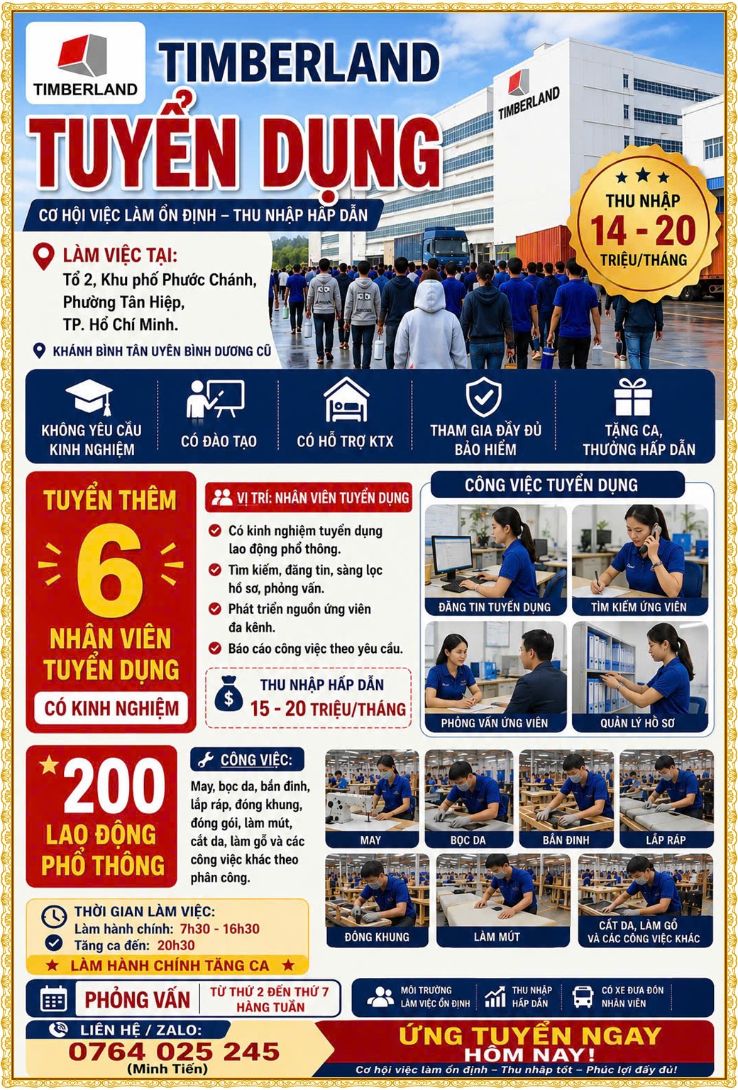 Tuyển dụng Việc làm tại KCN An Tây (Protrade) Bình Dương lương cao cập nhật mới ngày 03 tháng 08 năm 2026