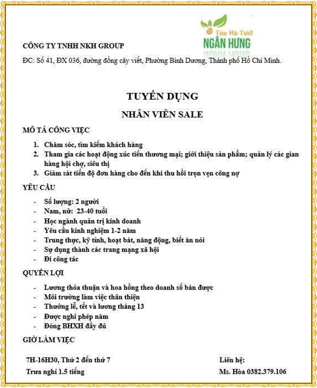 Tuyển dụng Việc làm tại KCN Đồng An Bình Dương lương cao cập nhật mới ngày 05 tháng 10 năm 2026