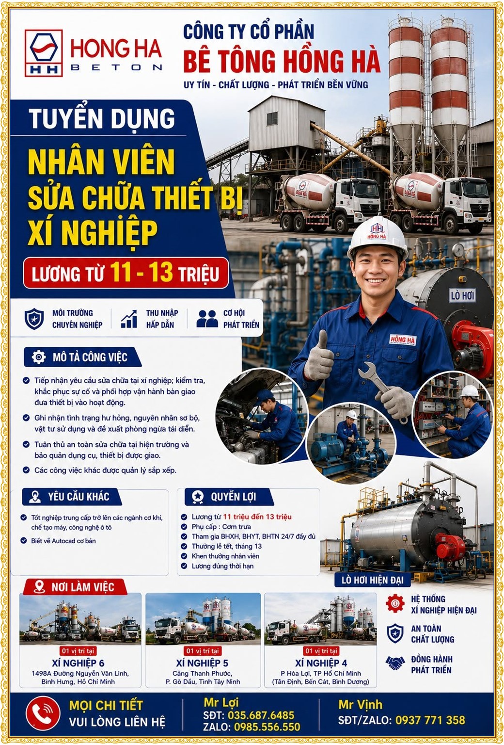 Tuyển dụng Việc làm tại KCN Việt Hương Bình Dương lương cao cập nhật mới ngày 06 tháng 08 năm 2026