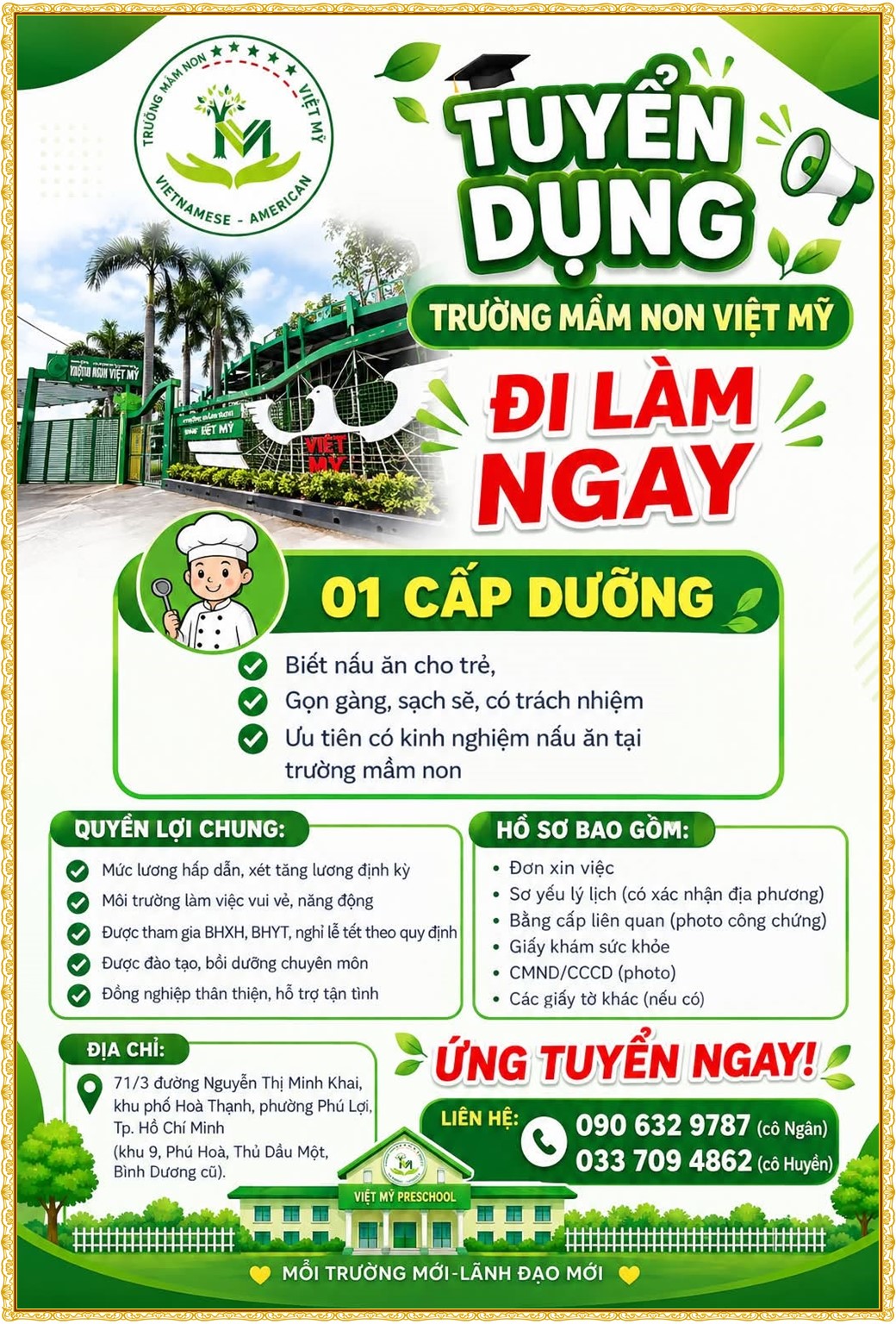 Tuyển dụng Việc làm tại KCN Việt Hương Bình Dương lương cao cập nhật mới ngày 07 tháng 10 năm 2026