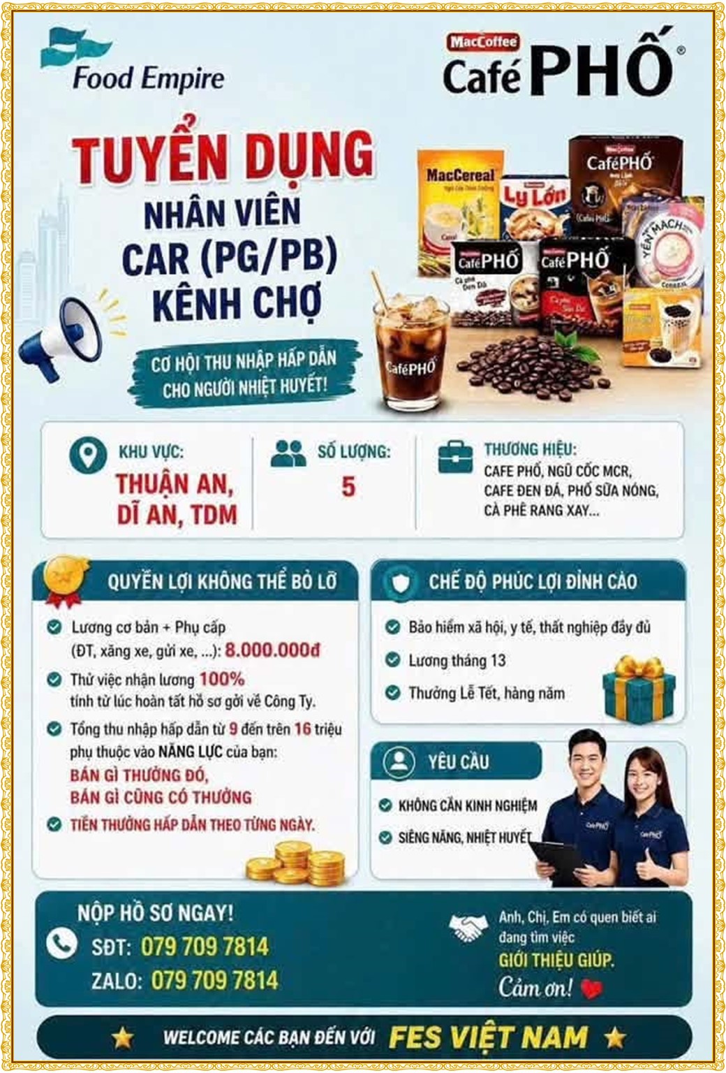 Tuyển dụng Việc làm tại KCN An Tây (Protrade) Bình Dương lương cao cập nhật mới ngày 08 tháng 09 năm 2026