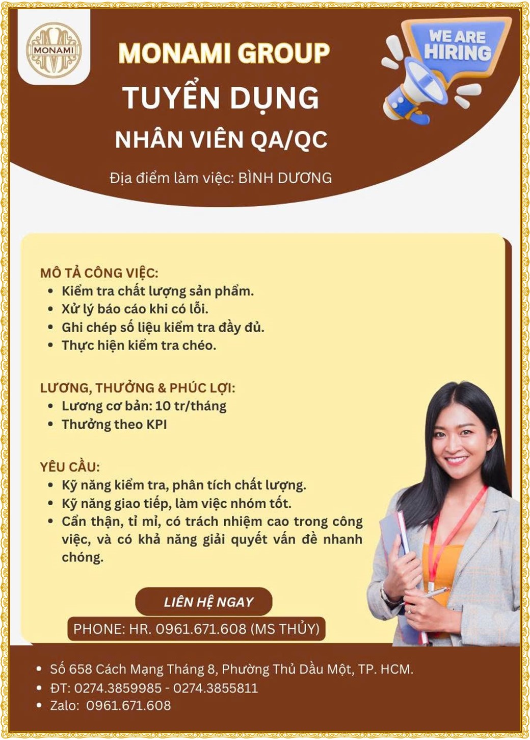 Tuyển dụng Việc làm tại KCN Mỹ Phước Bình Dương lương cao cập nhật mới ngày 09 tháng 07 năm 2026