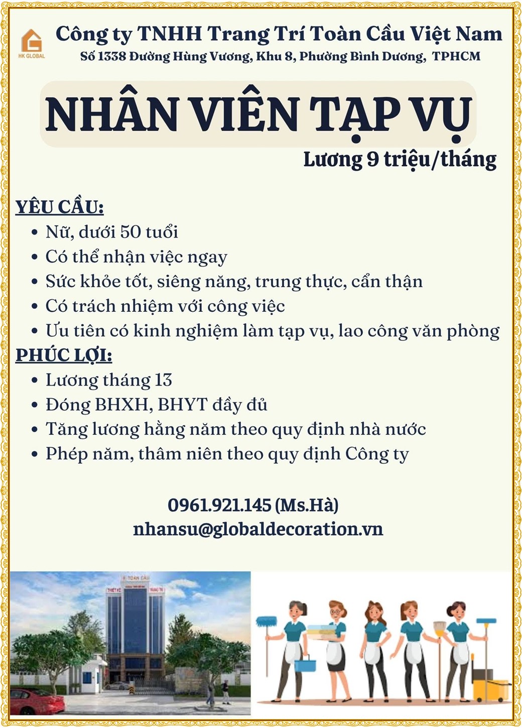 Tuyển dụng Việc làm tại KCN Sóng Thần Bình Dương lương cao cập nhật mới ngày 09 tháng 07 năm 2026