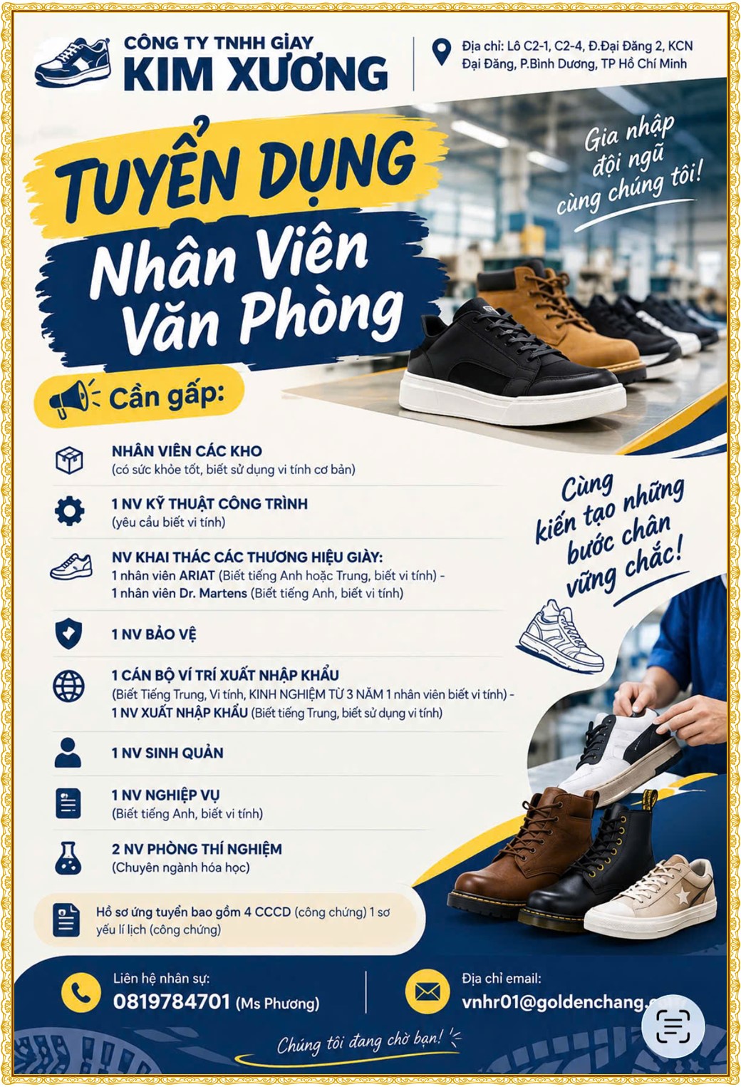 Tuyển dụng Việc làm tại KCN Mỹ Phước Bình Dương lương cao cập nhật mới ngày 14 tháng 10 năm 2026