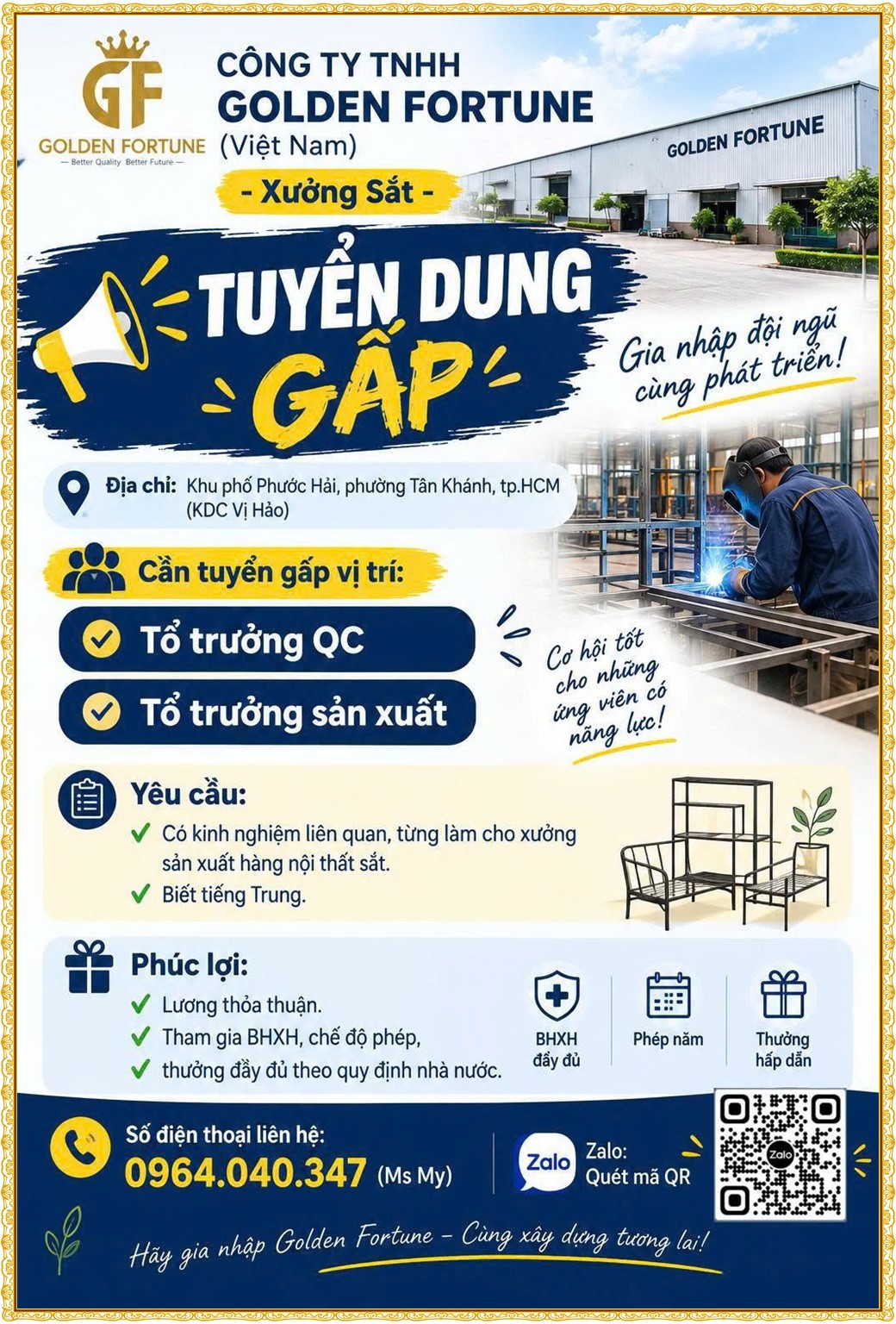 Tuyển dụng Việc làm tại KCN Sóng Thần Bình Dương lương cao cập nhật mới ngày 14 tháng 10 năm 2026
