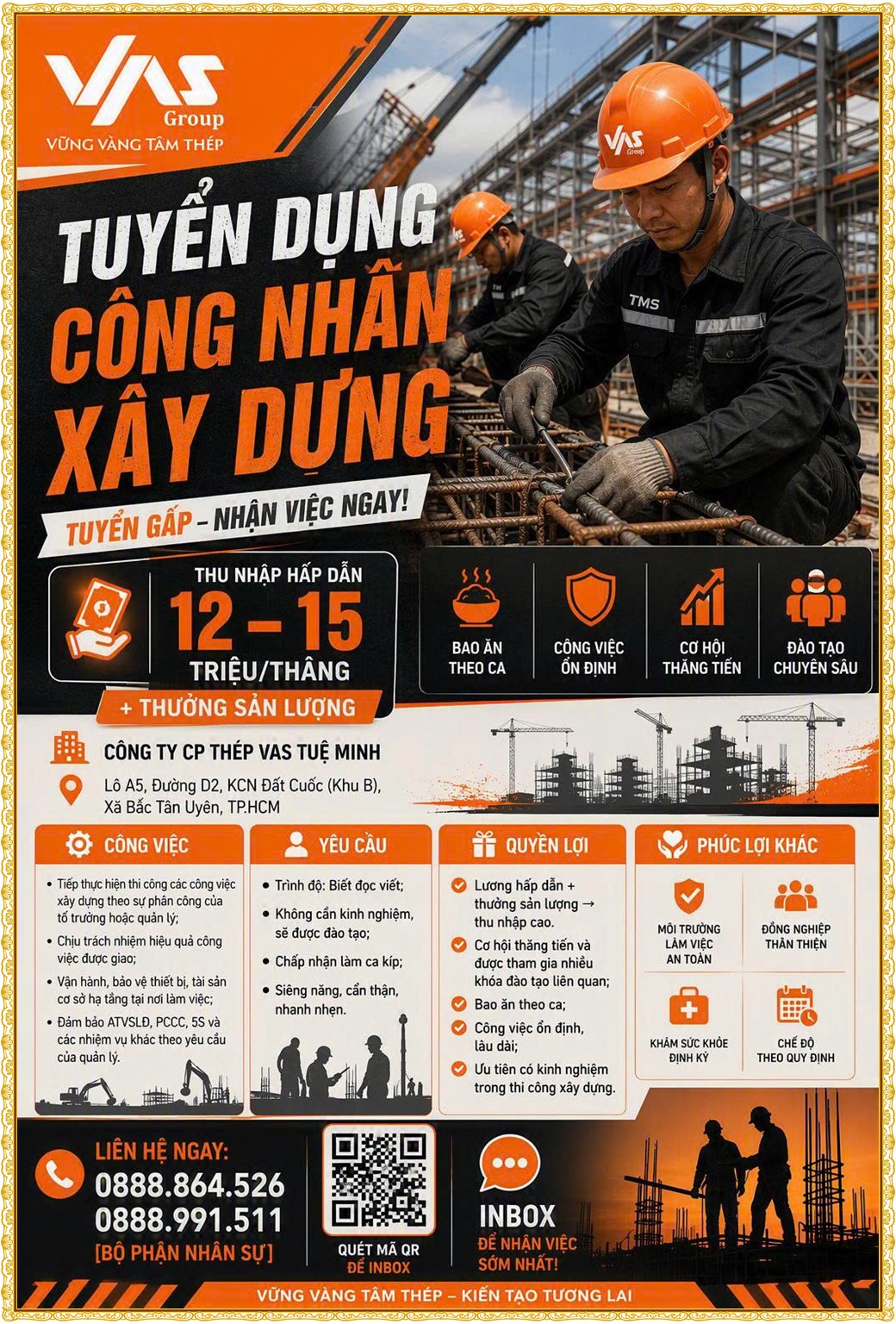 Tuyển dụng Việc làm tại KCN An Tây (Protrade) Bình Dương lương cao cập nhật mới ngày 15 tháng 09 năm 2026