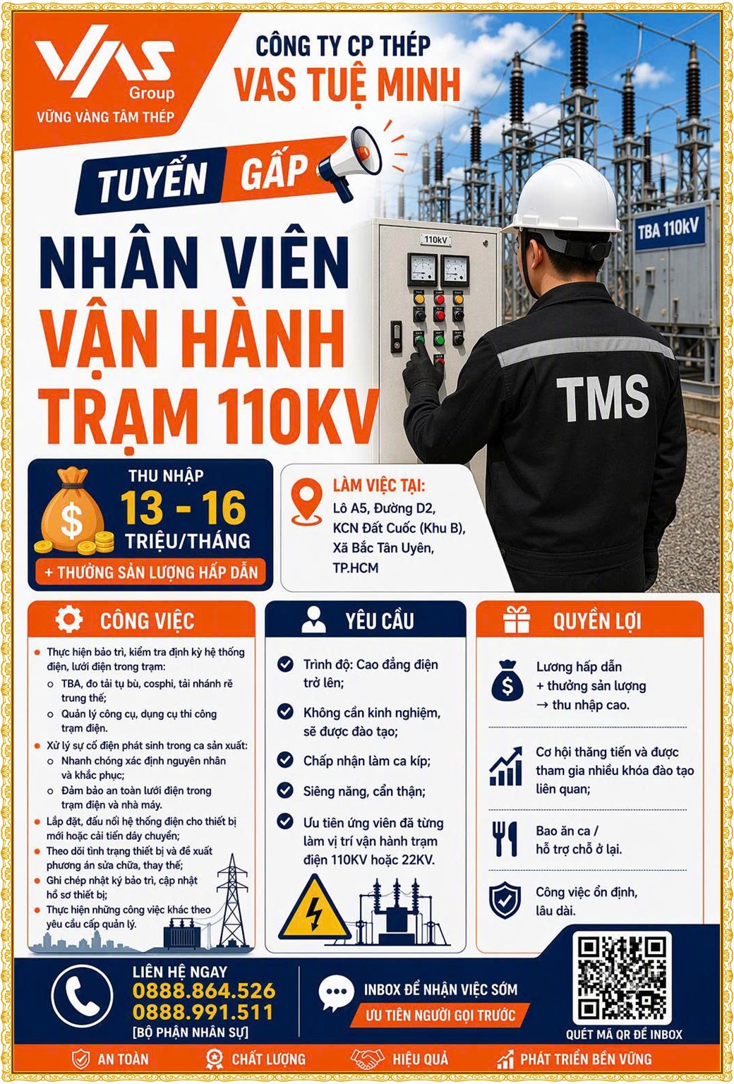 Tuyển dụng Việc làm tại KCN Rạch Bắp Bình Dương lương cao cập nhật mới ngày 15 tháng 09 năm 2026