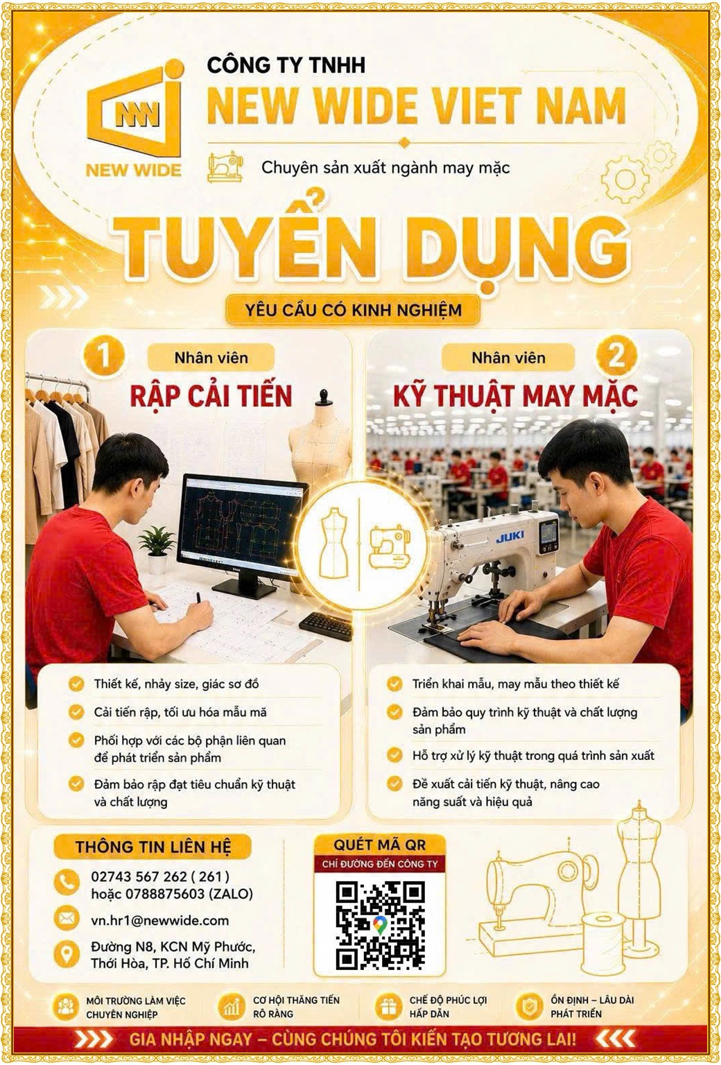 Tuyển dụng Việc làm tại KCN Đồng An Bình Dương lương cao cập nhật mới ngày 23 tháng 07 năm 2026