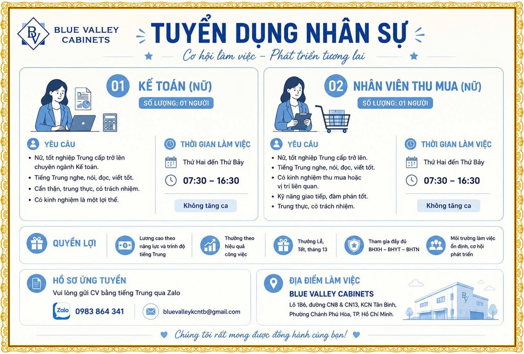 Tuyển dụng Việc làm tại KCN Sóng Thần Bình Dương lương cao cập nhật mới ngày 23 tháng 07 năm 2026