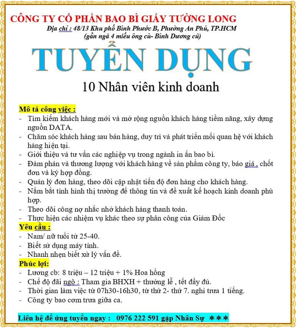 Tuyển dụng Việc làm tại KCN Đồng An Bình Dương lương cao cập nhật mới ngày 27 tháng 07 năm 2026