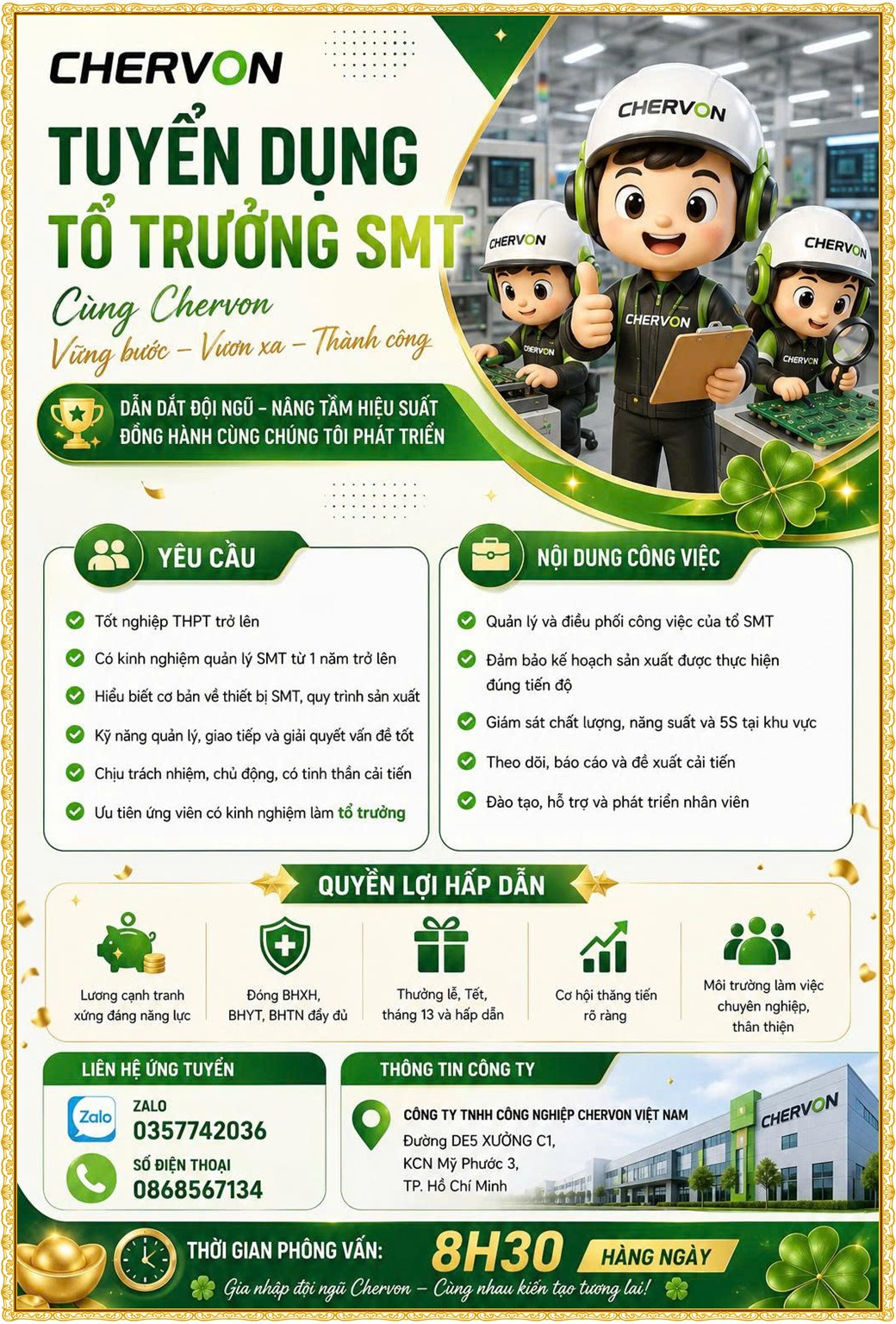 Tuyển dụng Việc làm tại KCN Nam Tân Uyên Bình Dương lương cao cập nhật mới ngày 29 tháng 07 năm 2026