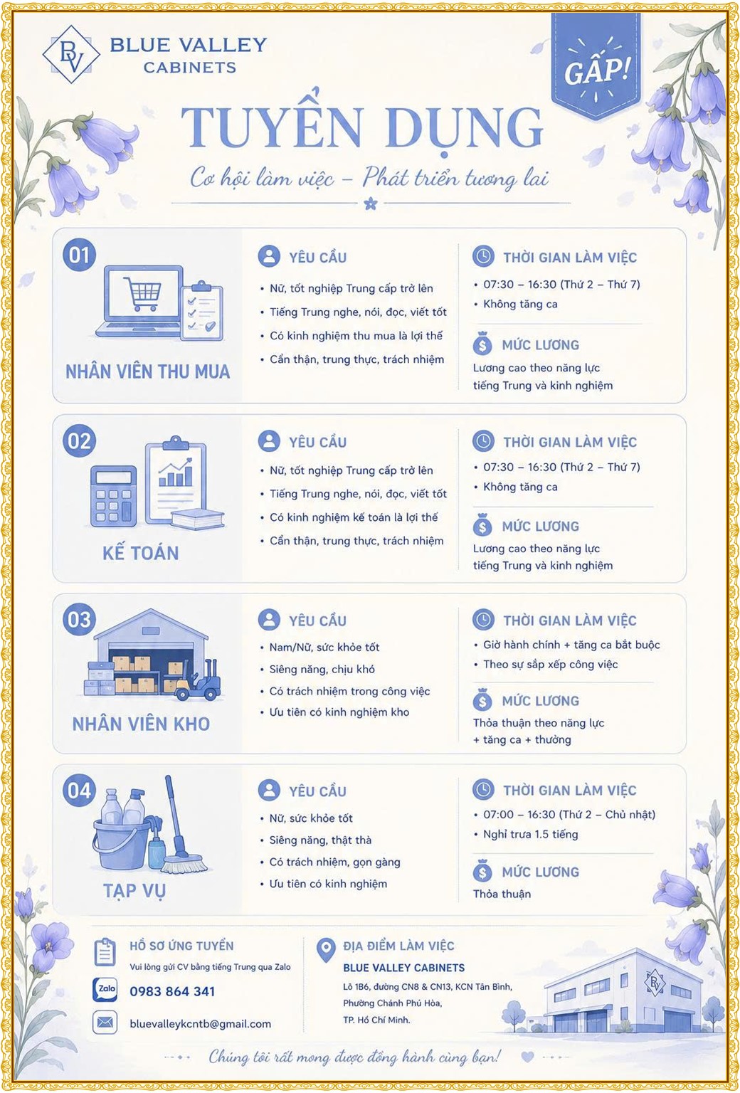 Tuyển dụng Việc làm tại KCN Việt Hương Bình Dương lương cao cập nhật mới ngày 29 tháng 07 năm 2026